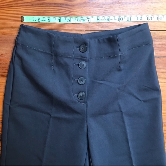 Loft High Waist Navy Sailor Pants, EUC, 0 - Picture 6 of 13